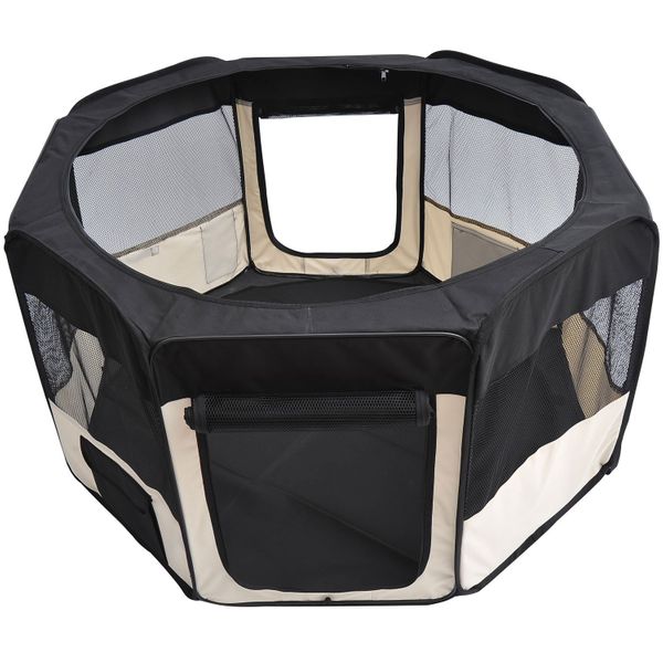 49.2-inch Soft Pet Playpen Folding Tent Kennel Puppy, Cat The Pimp Your Pets Store