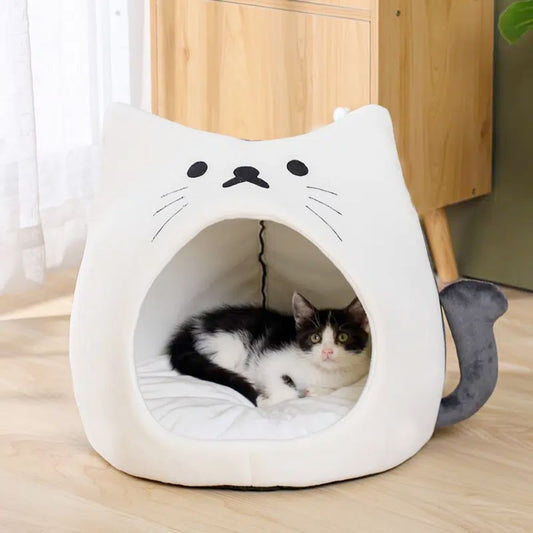 Adorable Cat Shape Pet House The Pimp Your Pets Store