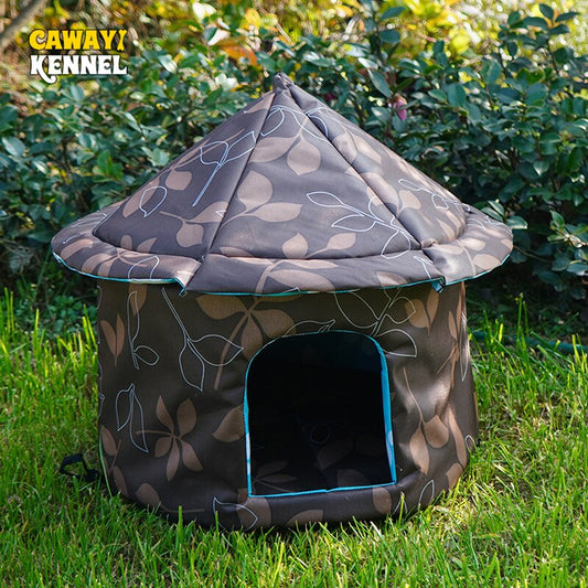 CAWAYI KENNEL Dog House Soft Pet Bed Tent Indoor Outdoor The Pimp Your Pets Store