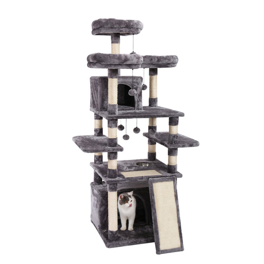 Luxury Pet Cat Tree House Condo Furniture Multi-layer Cat Tree The Pimp Your Pets Store