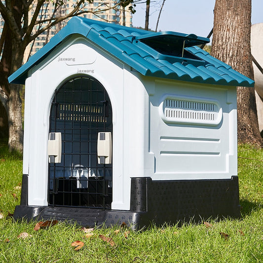Outdoor Courtyard Plastic Puppy Kennels Rainproof Waterproof 4 Seasons ! The Pimp Your Pets Store