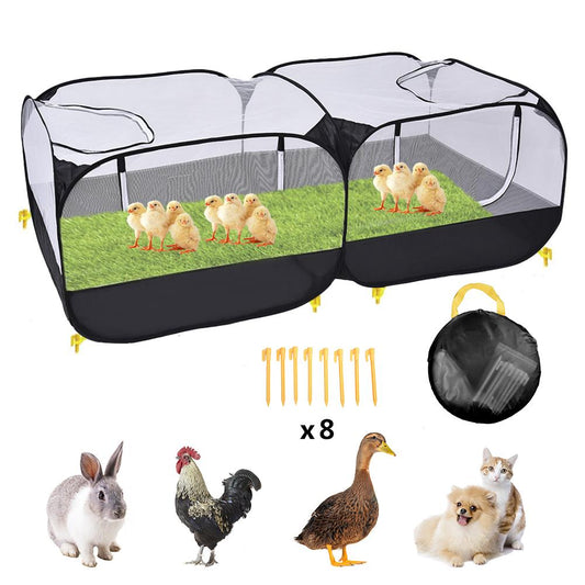 Pet Chicken Coop Rabbit Cage Portable Foldable Pet The Pimp Your Pets Store