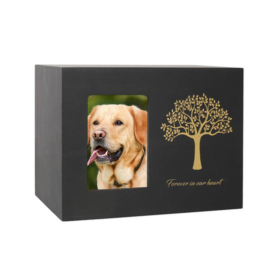 Pet Memorial Urn For Ashes Pet Cremation Urn With Photo Frame Dog The Pimp Your Pets Store