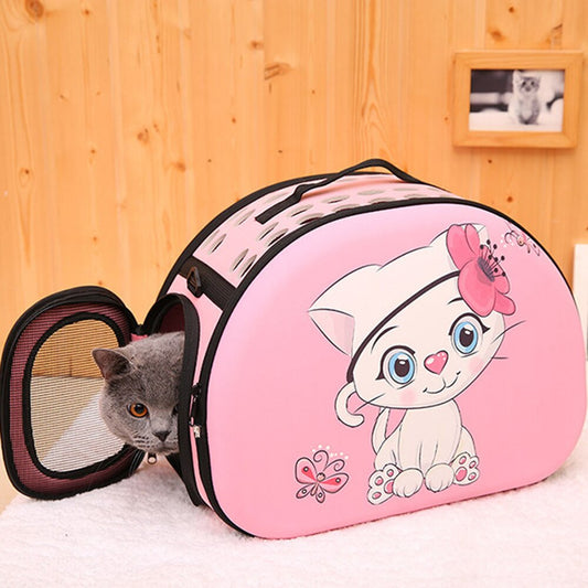 Portable Pet Carrier For Cats, Dogs Pet Kennel The Pimp Your Pets Store