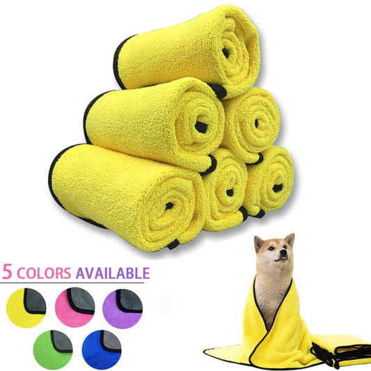 Quick-drying Pet Dog And Cat Towels Soft Fiber Towels Water-absorbent The Pimp Your Pets Store