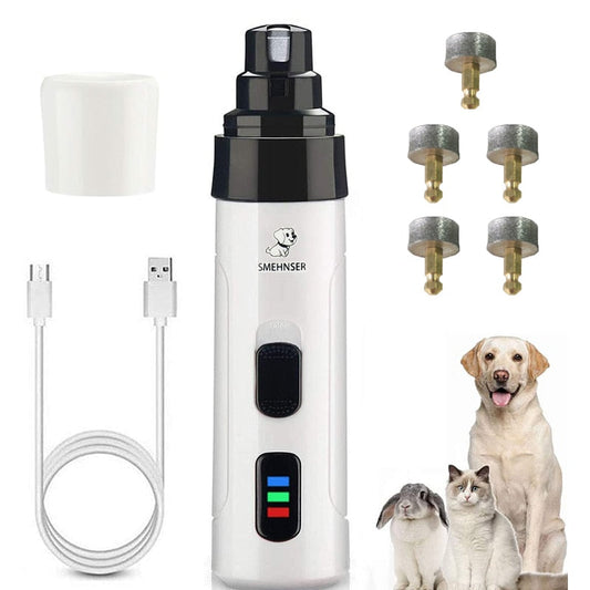 Rechargeable Dog Nail Grinders USB Charging Pet Nail Clippers Electric The Pimp Your Pets Store