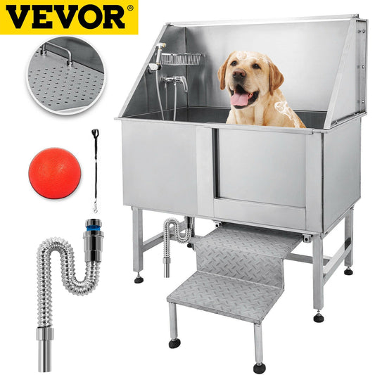 Vevor 62 Inch Dog Grooming Tub Professional Stainless Steel . The Pimp Your Pets Store